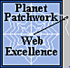 Planet Patchwork Web Excellence Award