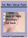 for Men Value-Pack: back of neck, shoulders, full back