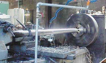 Lathing Monel Shaft