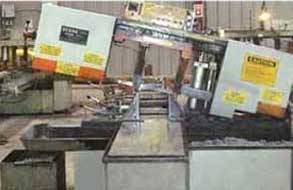 Sawing high-temperature steels