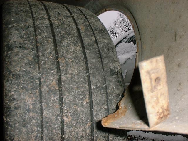 And trim and roll front fender lip