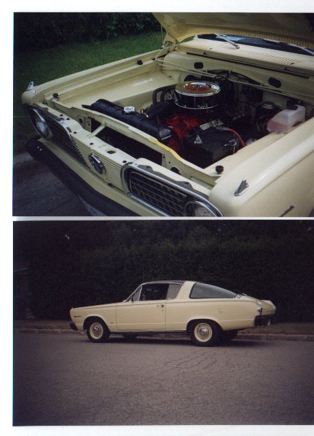 Yellow '66 Barracuda