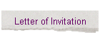 Letter of Invitation