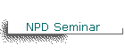 NPD Seminar