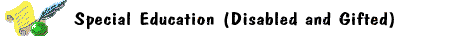 [Special Education (Disabled and Gifted)