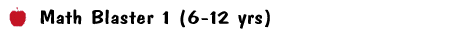 [Math Blaster (6-12 yrs)]