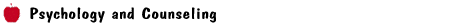 [Psychology and Counseling]