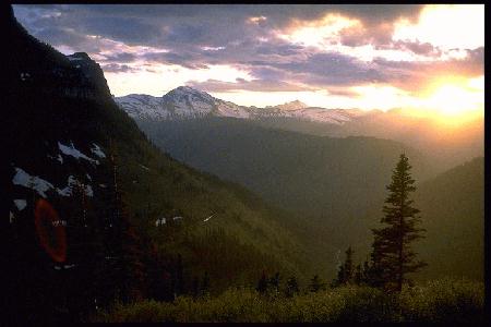 Mountain sunrise