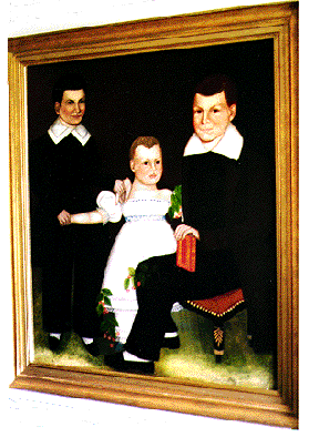 Portrait of three children