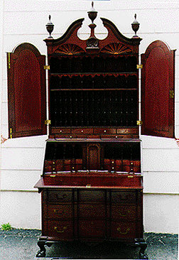Blockfront Mahogany Secretary