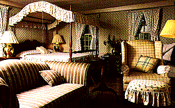 A room at the Tollgate Hill Inn & Restaurant