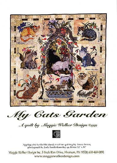 My Cats Garden Poster