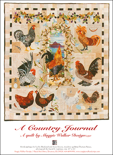A Country Journal Quilt Poster