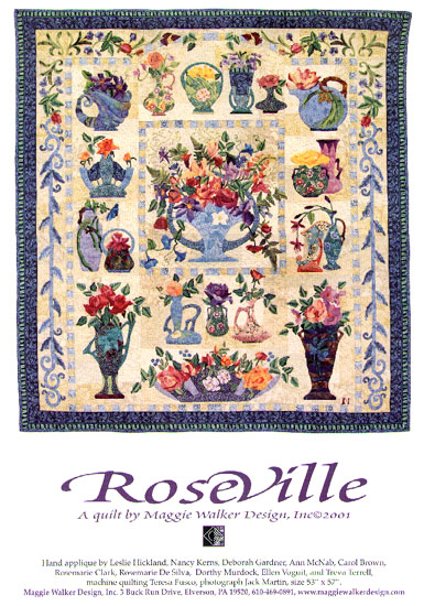 Roseville Quilt Poster