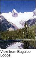 The view from Bugoboo Lodge - Marmolata Spire