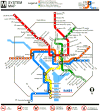 Metropolitan Washington DC-Metro Map