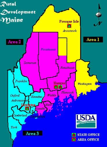 Maine Office Location map