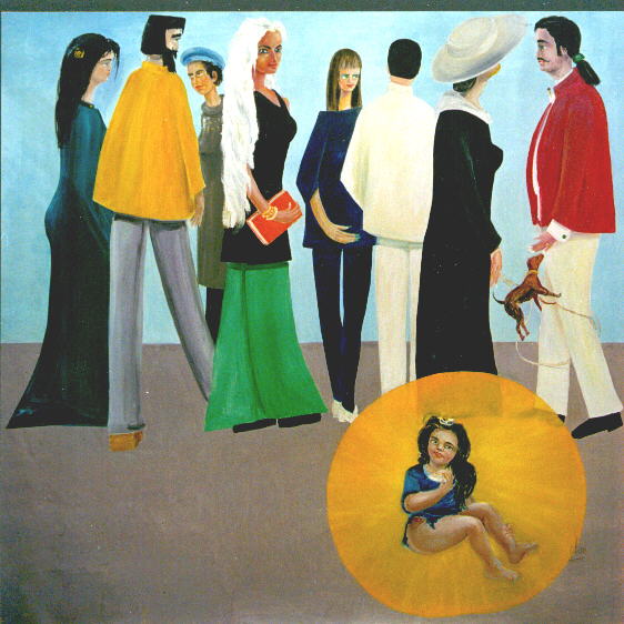 Evita  orfana abbandonata  2.35x2.08 mters