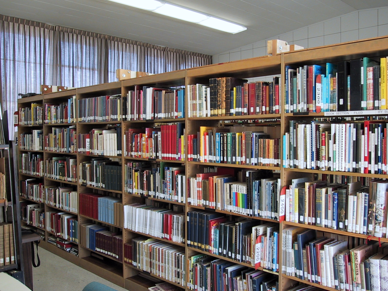WPL shelves