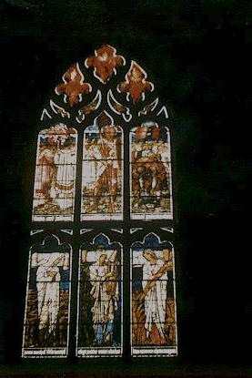 Photo of stained glass window, St. Giles Cathedral, Edinburgh