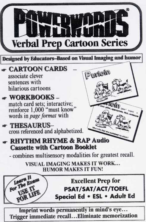 Example of a workbook page.