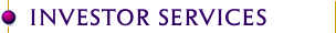 INVESTOR SERVICES