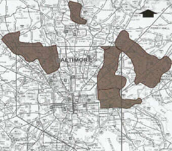 Baltimore Sewer Study Areas